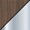 Modern Walnut Laminate / Silver Pullsundefined